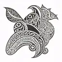 Australia with Samoan tattoo design tattoo design idea