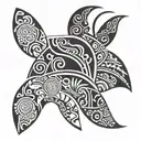 Australia with Samoan tattoo design tattoo design idea