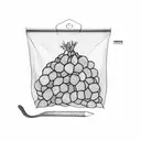 mesh vegetable bag tattoo design idea