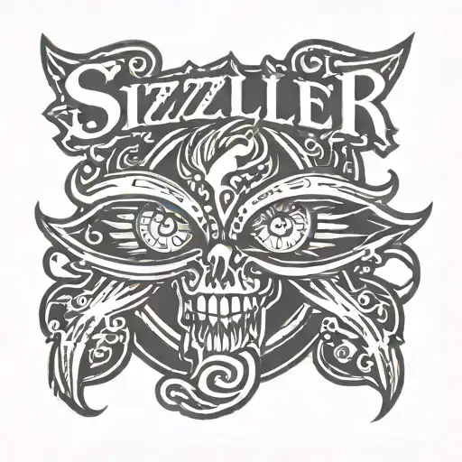 sizzler logo tattoo design idea