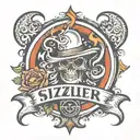 sizzler logo tattoo design idea
