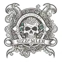 sizzler logo tattoo design idea