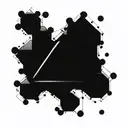 metatrons cube with  platonic solids tattoo design idea