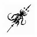hybrid cancer scorpio tattoo design idea