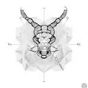 cancer scorpio astrology tattoo design idea