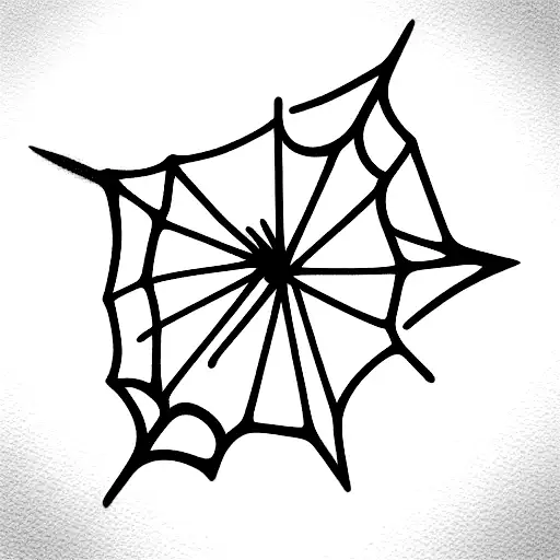 web for elbow tattoo design idea