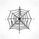 web for elbow tattoo design idea