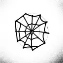 web for elbow tattoo design idea