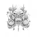 weezer bznd tattoo design idea