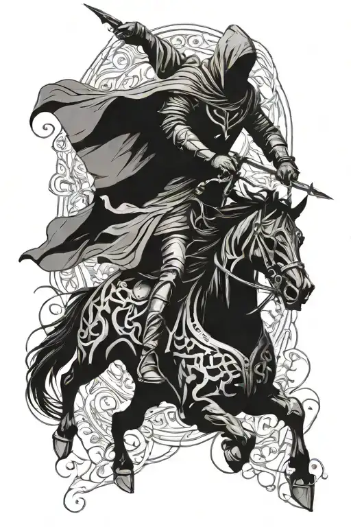 Nazgul tattoo design idea