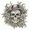 death cousin  tattoo design idea