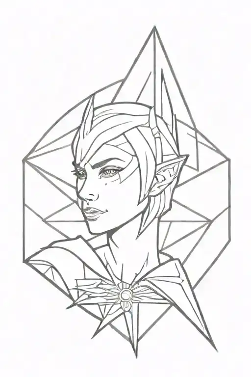 Halla from Dragon age tattoo design idea