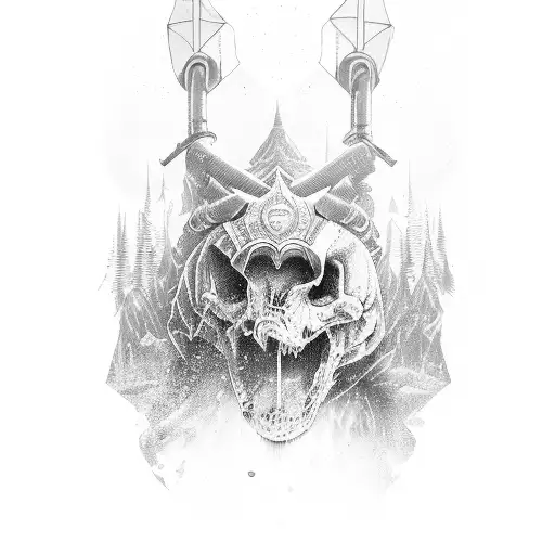 Snowboard tattoo design idea