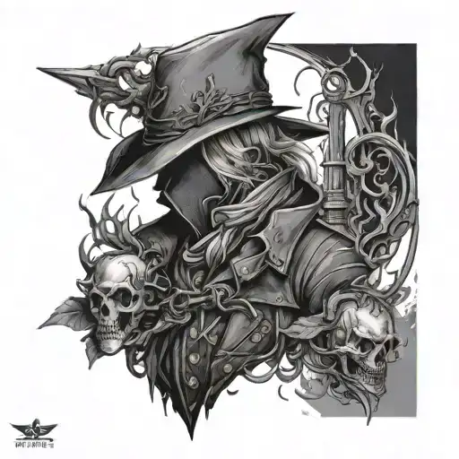 bloodborne inspired tattoo tattoo design idea
