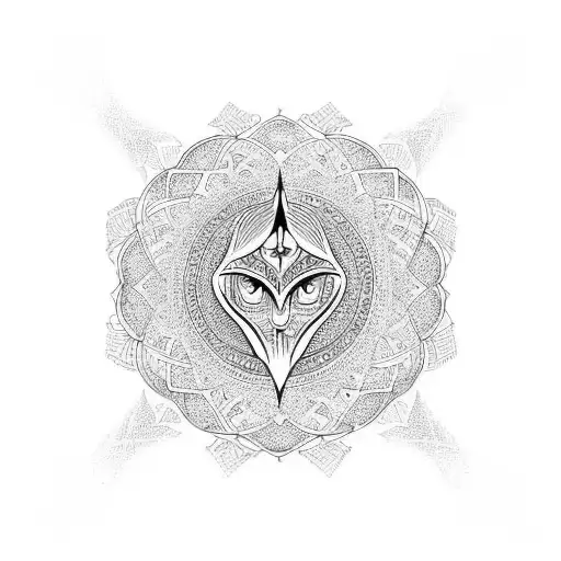 arabic structure  tatto man on the forearm with crescent moon tattoo design idea