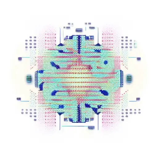 Binary code forming the shape of a computer chip tattoo design idea