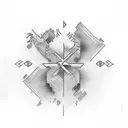 three crosses tattoo design idea