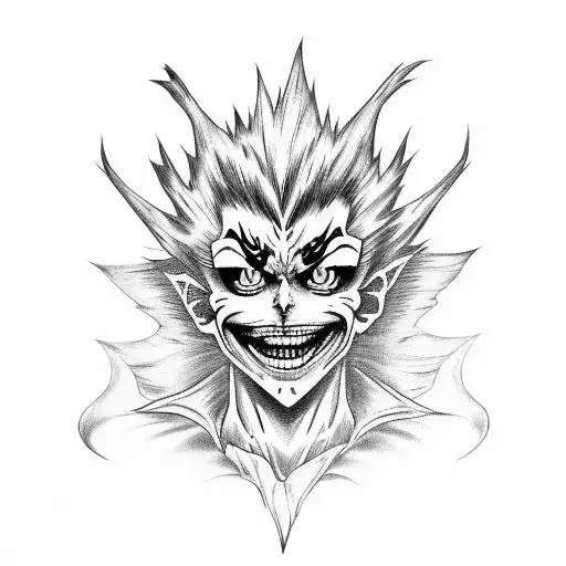 ryuk  tattoo design idea