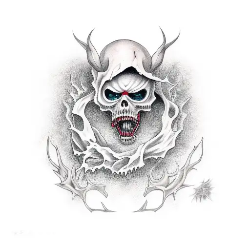 shinigami tattoo design idea