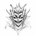 ryuk  tattoo design idea