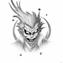ryuk  tattoo design idea