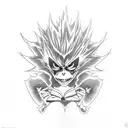 ryuk death note tattoo design idea