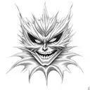 ryuk death note tattoo design idea
