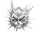 ryuk death note tattoo design idea