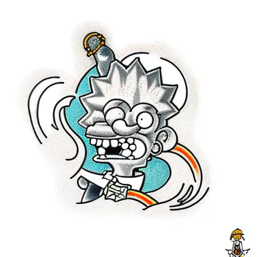 Lisa Simpson  tattoo design idea