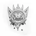 luffy tattoo design idea