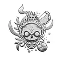 luffy tattoo design idea