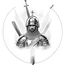 armour of God. Ephesians 6 with a sword going through a rock tattoo design idea