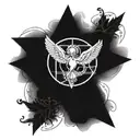 holy trinity tattoo design idea