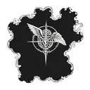 holy trinity tattoo design idea