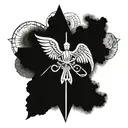 holy trinity tattoo design idea