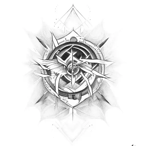 create a back tattoo from the lyrics of Soundgarden - Fell on black day tattoo design idea