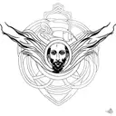 create a back tattoo from the lyrics of Soundgarden - Fell on black day tattoo design idea