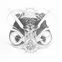 create a back tattoo from the lyrics of Soundgarden - Fell on black days tattoo design idea