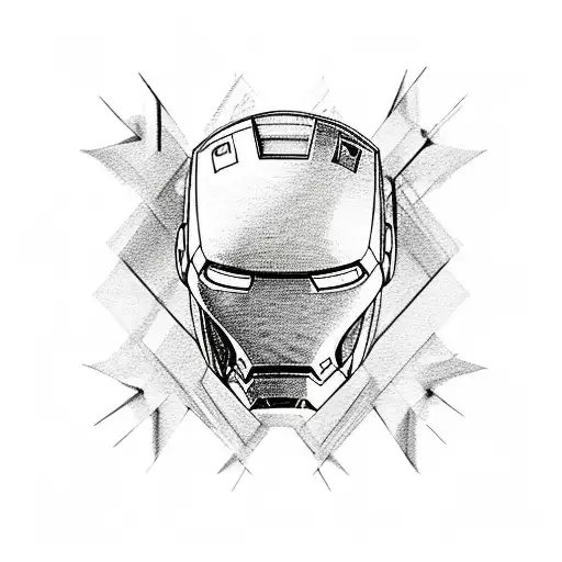 Ironman tattoo design idea