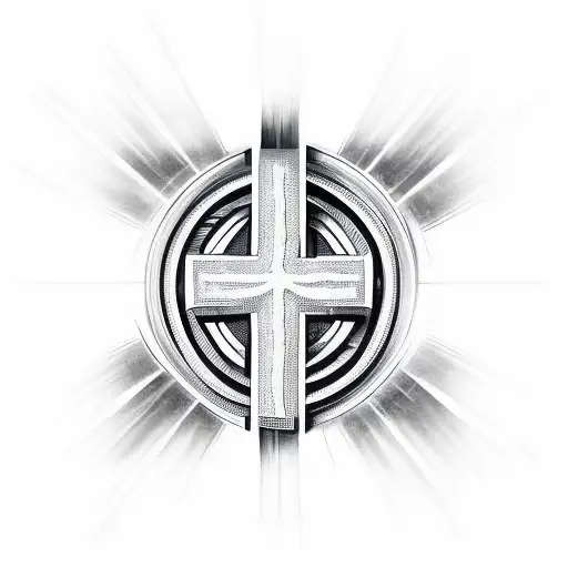 Christian Cross tattoo design idea
