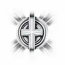 Christian Cross tattoo design idea