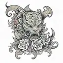 pene tattoo design idea