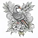 pene tattoo design idea