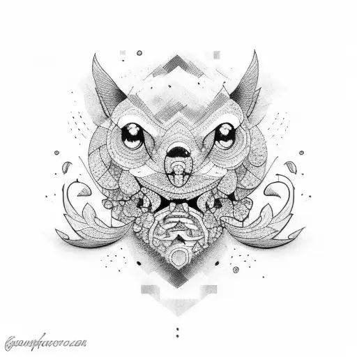 Construction tattoo design idea