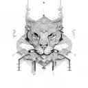 Construction tattoo design idea