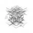 Construction tattoo design idea