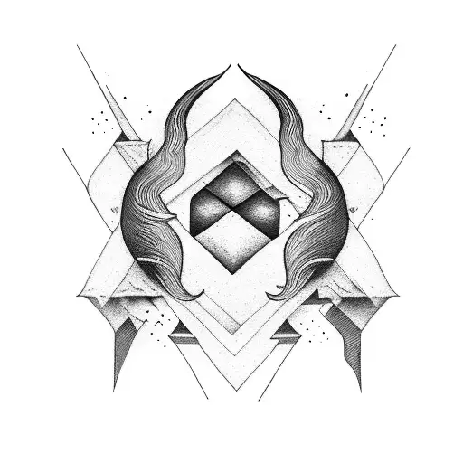 Mystical script of gratitude tattoo design idea