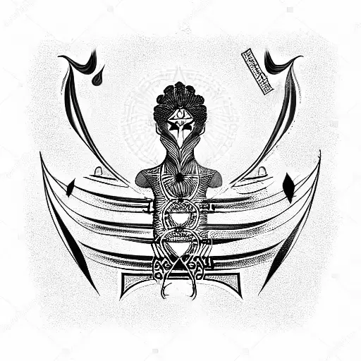 The Vessel of Hygeia tattoo design idea