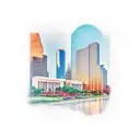 houston,texas tattoo design idea