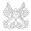maori style tattoo design idea